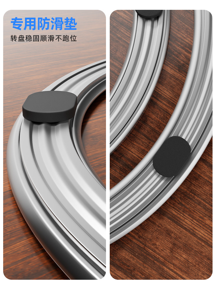 Redwood Dining Table Turntable Base for Home Use, Solid Wood Round Table Bearing, Circular Table Rotating Core, Glass Dining Table Rotating Track