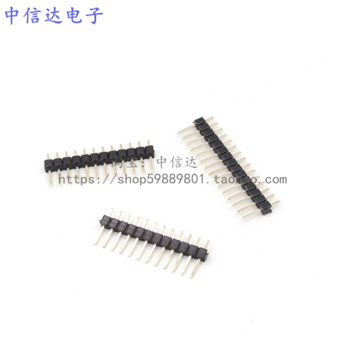 2,54 контакта 2,54 мм PIN 2P3P4P5P6P-40P ОДИН СТРОКА Прямой вставка Golded Cop Pin