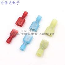 6 3 Reed FDFN1 25-250 nylon fully insulated end male and female butt butt spring insert cold press terminal