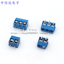 KF-301 blue KF301-2P 3P 5 0mm MM PCB terminals 12A 300V can be spliced font