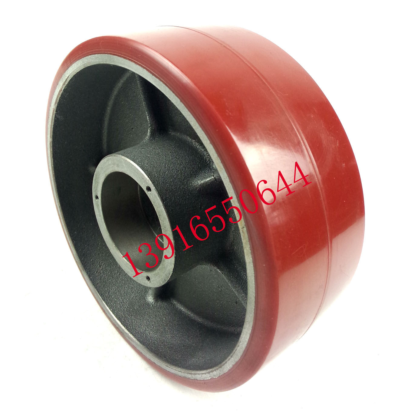 Manual forklift wheel accessories Haimi OPK manual hydraulic truck caster large wheel 180X70-52mm