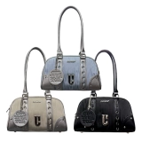 Оригинальная нишевая повседневная сумка-культиватор контрастного цвета с бликами, портативная сумка через плечо Boston, сумка для боулинга, весна 2025 года