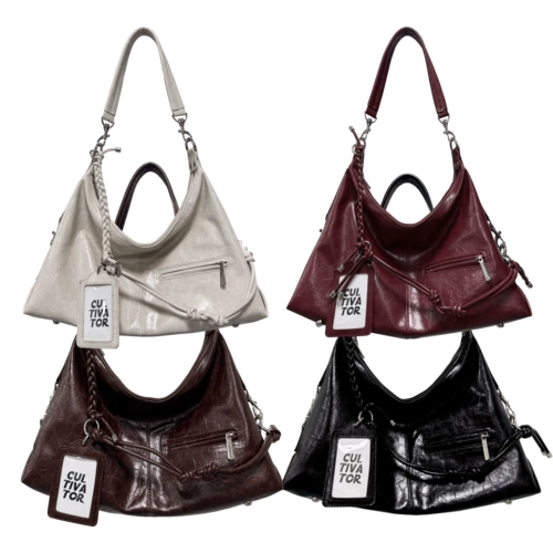 cultivator Оригинальная ретро сумка на одно плечо для отдыха, летний ремешок для сумки