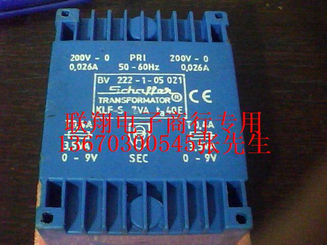 7VA flat potting Transformer 2 * 200V 2 * 9V s KLF-S 7VA BV 222-1-05021
