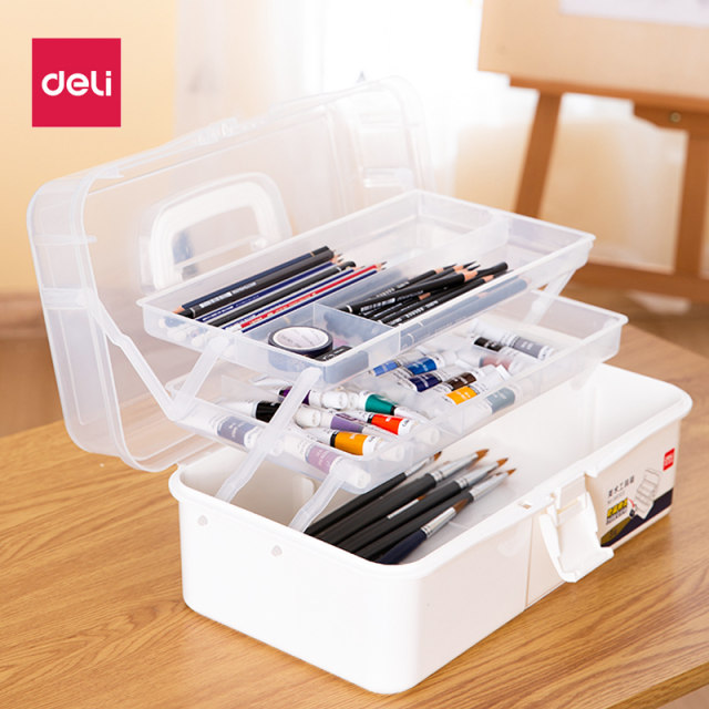 Free shipping Deli 68303 Art tool box