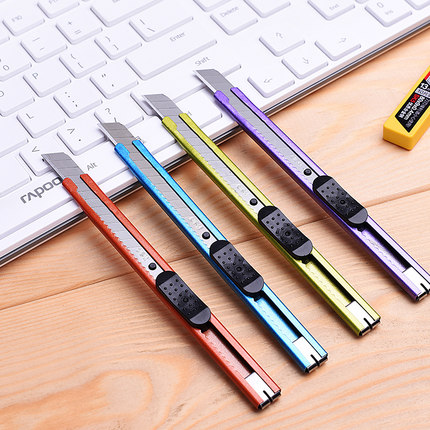 Full 25 able 2066 Bright Color Small Beauty Workers Knife Color Metal Handmade Knife Cut Paper Knife Unconvinced Knife