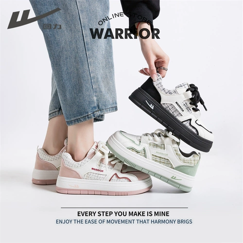 Warrior, летние универсальные кроссовки для отдыха, высокая белая обувь на платформе