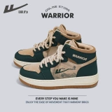 Warrior, Tide, универсальные высокие кроссовки для отдыха подходит для мужчин и женщин для влюбленных, спортивная обувь на платформе, тренд сезона