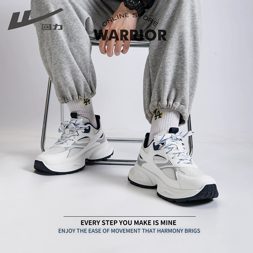 Warrior, демисезонная спортивная обувь, дышащие универсальные туфли на платформе для отдыха, для бега