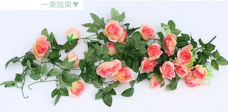 Mô phỏng hoa hồng treo giỏ hoa cưới hoa giả hoa nhựa phòng khách trong nhà và ngoài trời trang trí hoa treo tường hoa - Hoa nhân tạo / Cây / Trái cây hoa hồng giả đẹp
