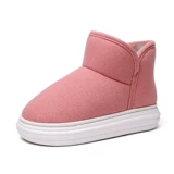 Зимние высокие удерживающие тепло утепленные нескользящие тапочки для влюбленных, обувь на платформе