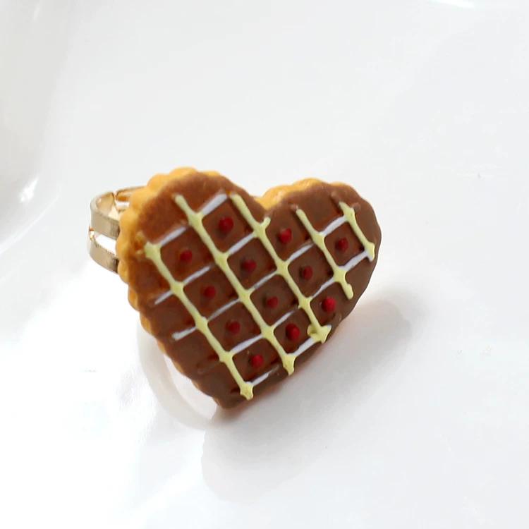 Adjustable ring, donut, Lolita style