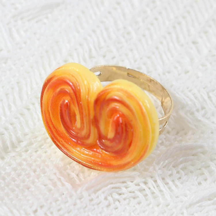 Adjustable ring, donut, Lolita style