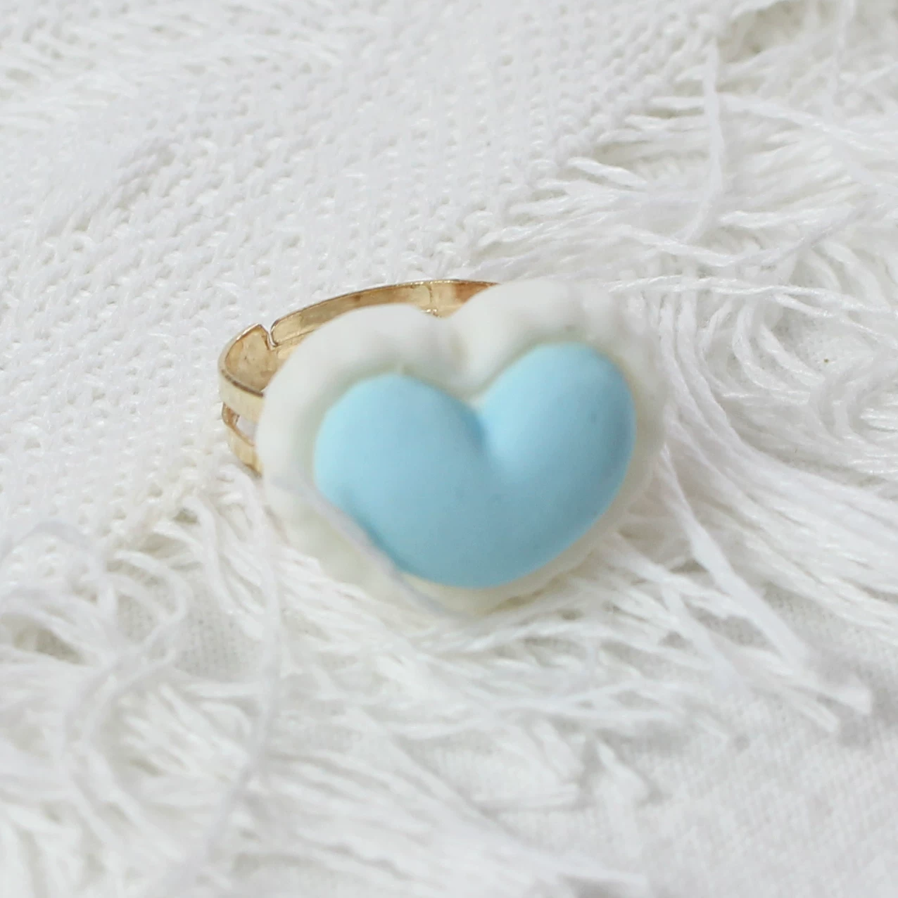 Adjustable ring, donut, Lolita style