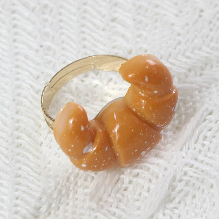 Adjustable ring, donut, Lolita style