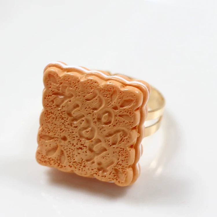 Adjustable ring, donut, Lolita style