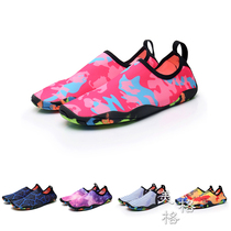 Male women Fourth generation digital printing sandals traceability shoes snorkeling non-slip anti-cut shoes swimming equipment