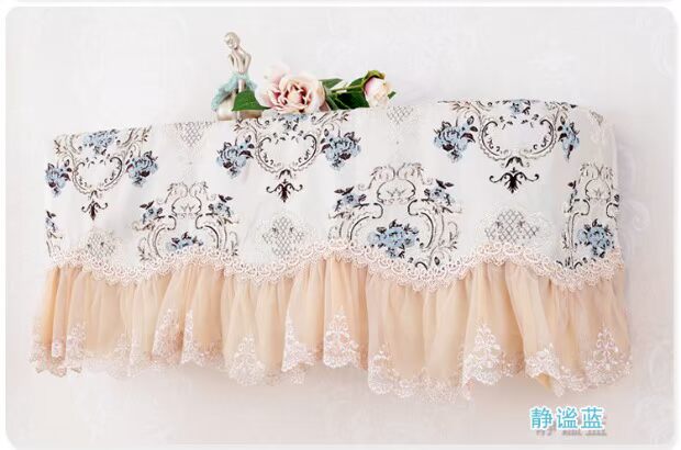 Vải Jacquard Châu Âu bao gồm tất cả các điều hòa không khí bao gồm bụi bảo vệ Haier Gree 1P1.5p treo mui xe - Bảo vệ bụi vỏ bọc máy giặt
