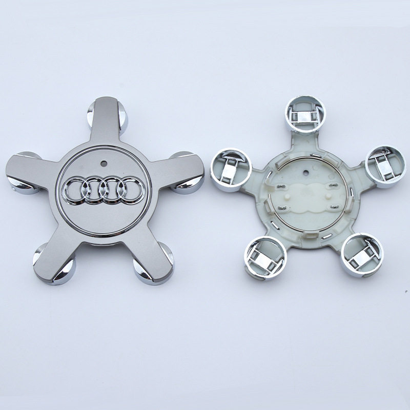 Applicable Audi hub cover A4A6LQ5Q7 Five-claw tire cover wheel hub central cover tire cover 61 68 69mm