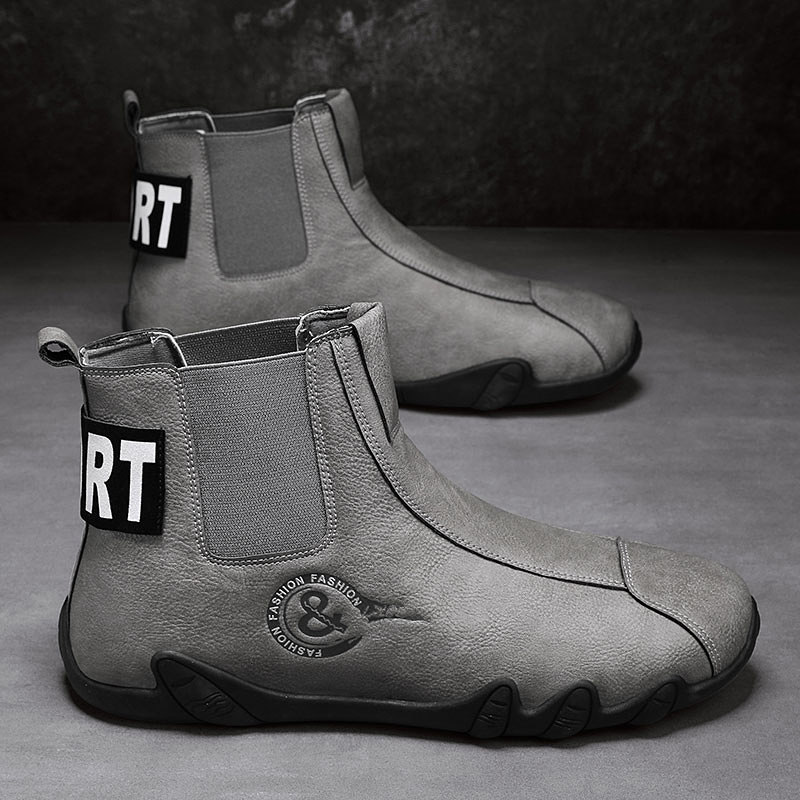 Giày nam mùa thu, giày công sở một chân thể thao ngoài trời thoáng khí, giày bảo hộ lao động chống thấm nước chống trượt dành cho công nhân trên công trường giày bảo hộ thể thao giày bảo hộ the thao siêu nhẹ