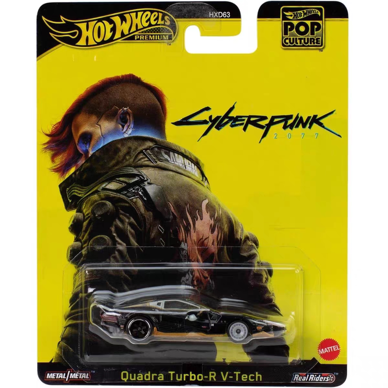 Hot Wheels Hxd63 Gold Label Pop Culture Cyberpunk 2077 Car Model Flying Wolf the Nightmare before Christmas Car Model Hot Wheels Hxd63 Gold Label Pop Culture Cyberpunk 2077 Car Model Flying Wolf the Nightmare before Christmas Car Model