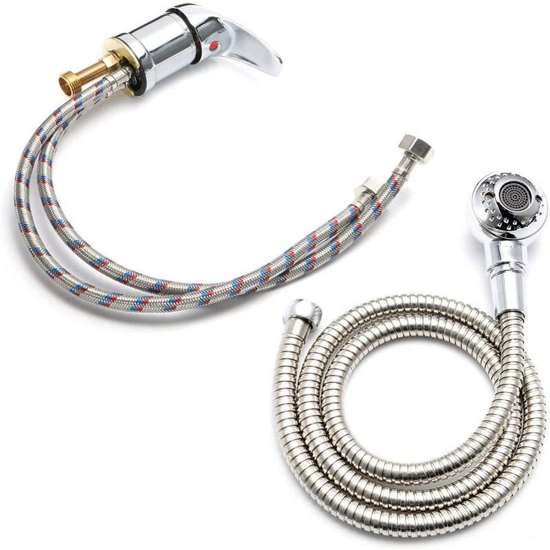 Shampoo Bed Faucet, Beauty Salon Shampoo Bed Hot and Cold Faucet, External Spray Shower Hose, Small Spray Head Set Shampoo Bed Faucet, Beauty Salon Shampoo Bed Hot and Cold Faucet, External Spray Shower Hose, Small Spray Head Set