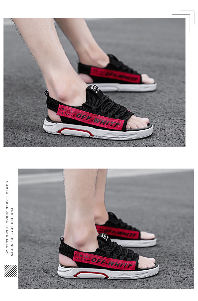 Giày sandal nam siêu hot mùa hè 2018 phiên bản Hàn Quốc mới của xu hướng dép nam và dép thời trang mang giày đi biển dép sandal