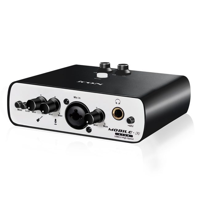 Aikenacoustic MobileRLive Recited Voice and Voice Master Hosts Netred anchor tablet sound card