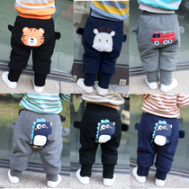 Baby pants outside wearing leggings pure cotton autumn and winter childrens cotton pants Male baby autumn female baby autumn large PP pants