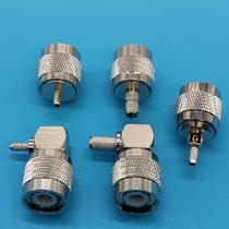 RF connector TNC-C-J3 JW5 male bend straight to RG316 142 400 SYV50-3240