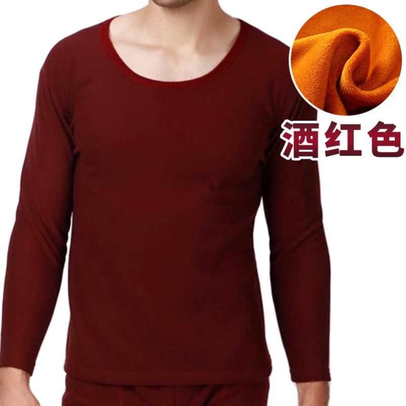 Mùa thu và mùa đông thiếu niên Hàn Quốc phiên bản của xu hướng chồng lạnh trai trẻ tròn cổ áo lót phù hợp với nam giới dày nam giới.