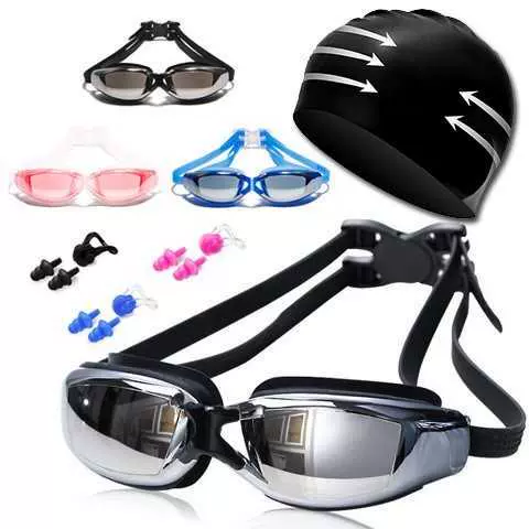 Kính bơi chống nước và chống sương mù HD dành cho nam và nữ - Goggles