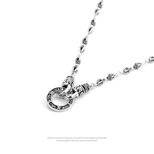 Свитер, трендовый универсальный браслет с одной бусиной, официальный продукт, серебро 925 пробы