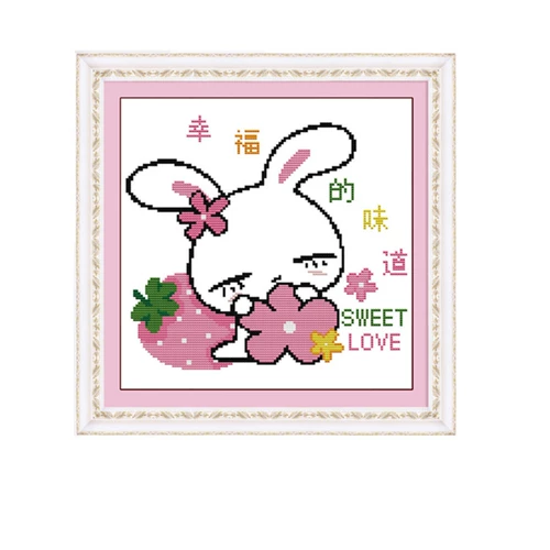 Новички маленький крест -стежок Симпатичный мультфильм маленькие кусочки детские ручные