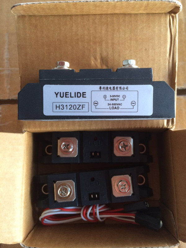 YUELIDE Industrial solid state relay H3120ZF 120A DC control AC