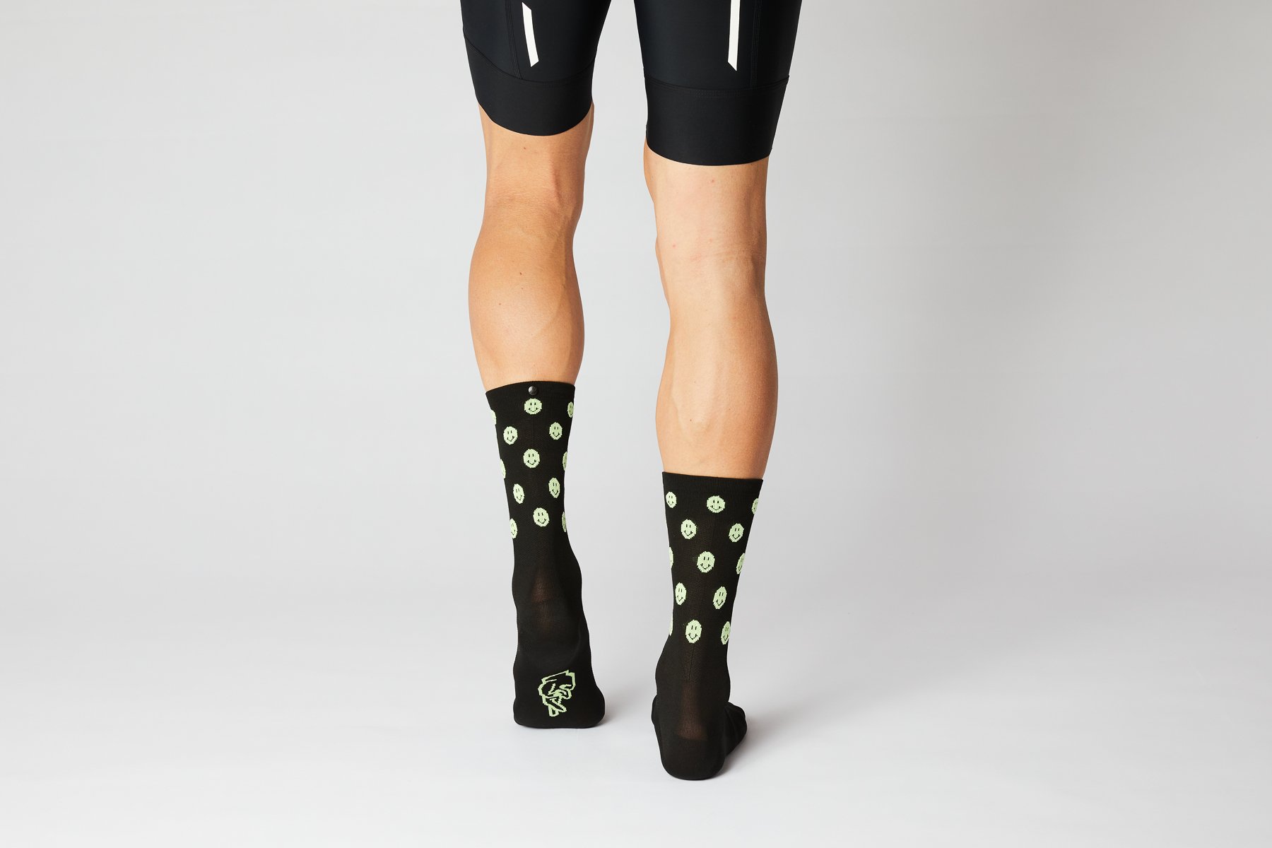 Germany Pinch Fingers FINGERSCROSSED Riding Socks Black Full Smiley Faces Nets Red Sports Socks Socks