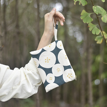 Lemon bubble portable zipper mobile phone bag ID storage bag portable handbag female Maple original self