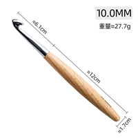 Крючок для вязания, 10.0mm