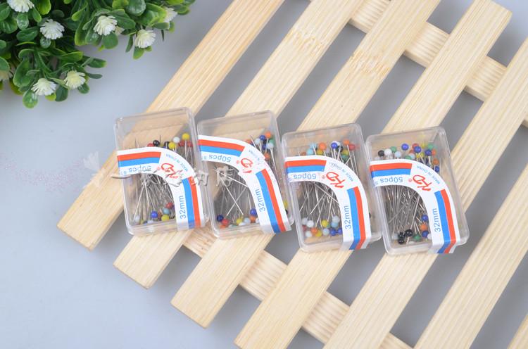 Handmade màu hạt ghim kim định vị pin pin pin ngọc có nghĩa là các công cụ DIY đính cườm - Công cụ & vật liệu may DIY dụng cụ đan len
