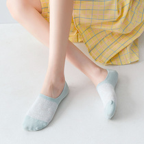 Socks womens socks shallow mouth ins tide summer thin cotton socks children invisible socks silicone non-slip boat Socks