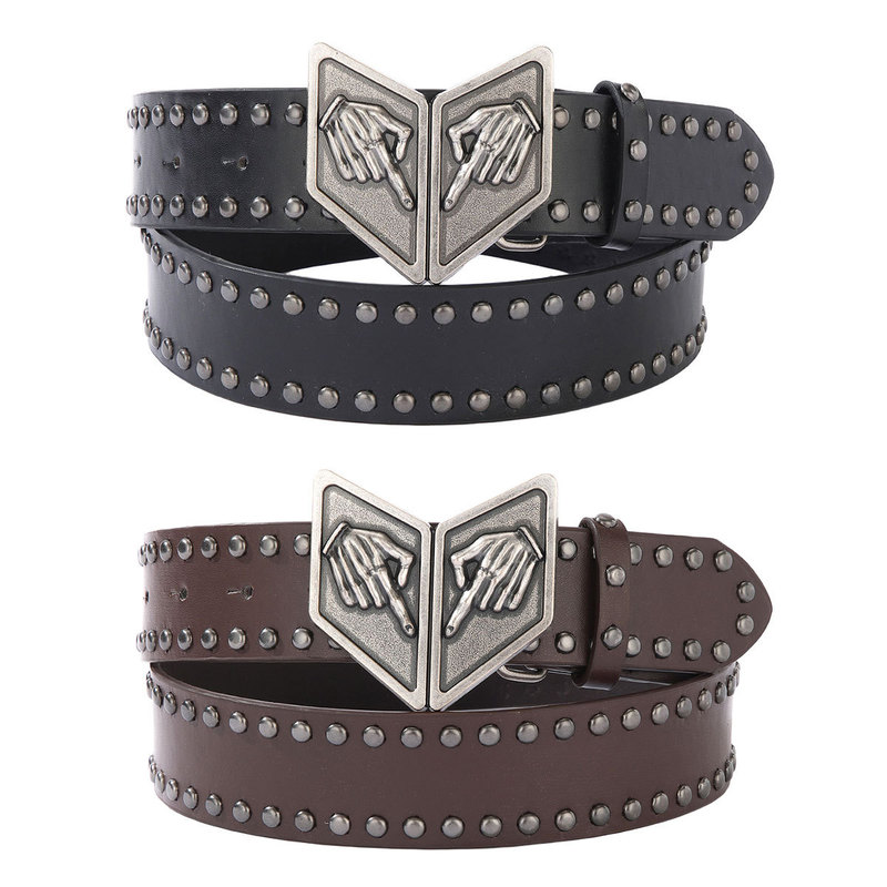Jojo's Bizarre Adventure Belt, Steel Ball Run, Jotaro Kujo Belt Buckle, Cosplay Accessories, High Street Fashion