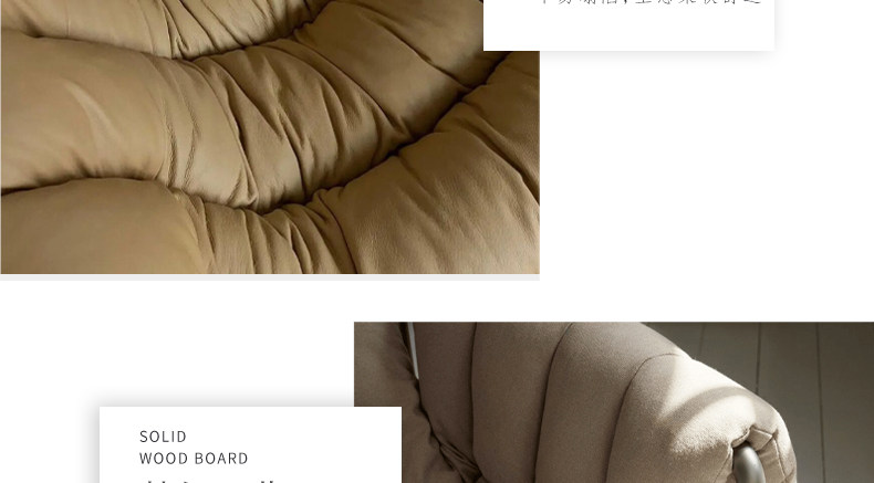 Стул 北欧轻奢简约设计师hem金属布艺puffy样板房客厅单人休闲沙发椅