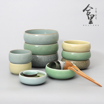 Longquan celadon large tea wash kung fu tea ceremony ceramic tea set spare parts six gentlemen Cup wash wash pen wash water