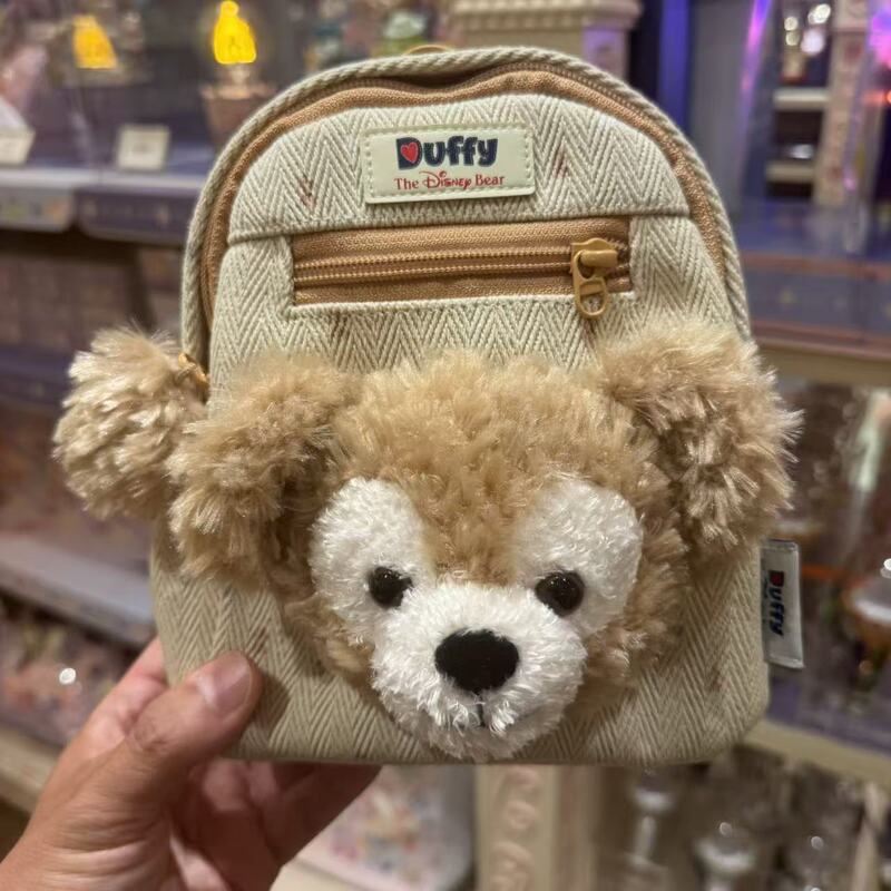 Shanghai Disneyland Purchasing Agent Shirley Mae Duffy Bear Cartoon Mini Backpack School Bag