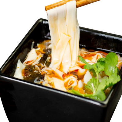 老刘头酸汤面皮118g*6桶装面叶宽面条非油炸泡面方便速食夜宵加班