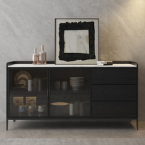 Rock board sideboard modern minimalist Italian lockers light luxury lockers wine cabinets tea cabinets