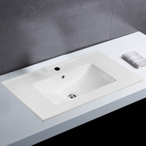  New embedded table basin bathroom counter basin ceramic washbasin bathroom washbasin integrated washbasin