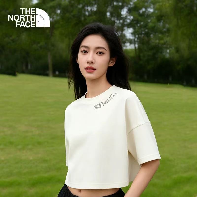 Thenorthface North Face 26 Spring/Summer New Outdoor Women's Short Loose Casual Simple Short-Sleeve T-Shirt 8Gw6