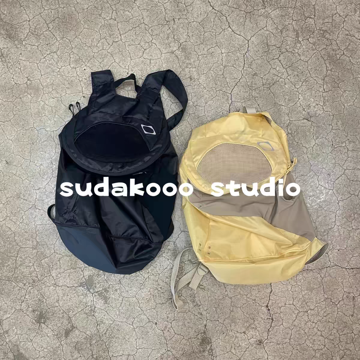 sudakooo韩国新款mschf春季新款时尚百搭双肩包背包登山包2色