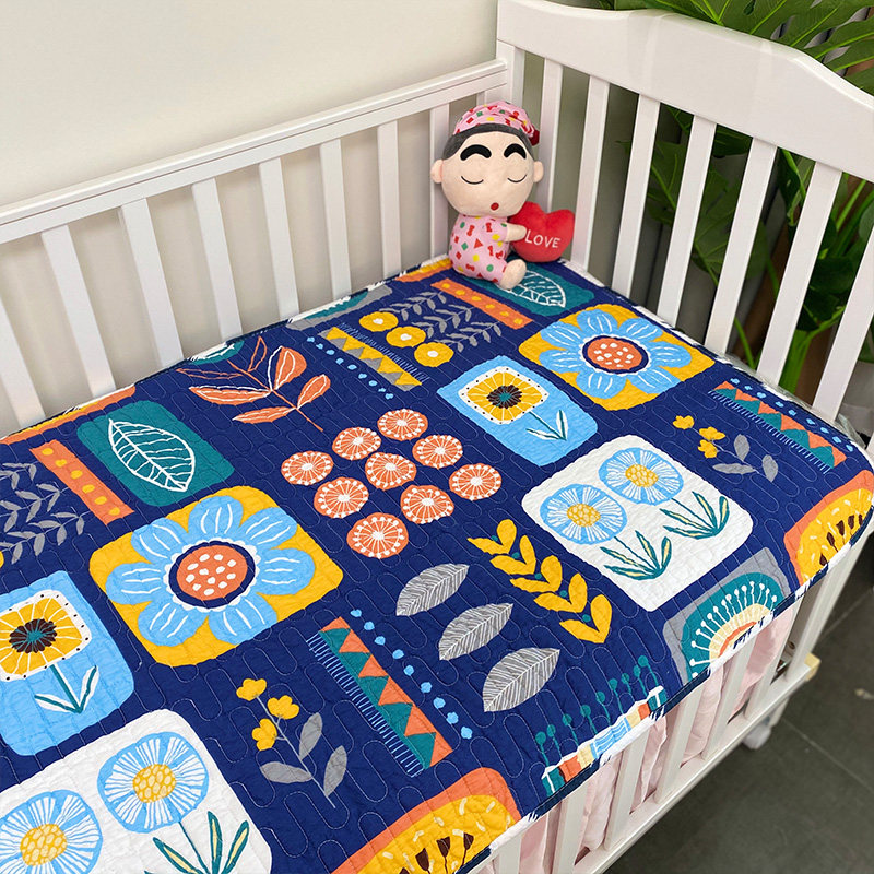 Diagonal Textured Pure Cotton folding bed Bedding Breathable Washable Menstrual Care Mat Baby Tween Milk Mat Student Months Aunt Mat